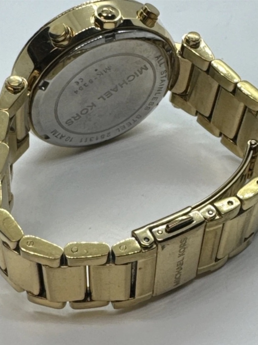 Michael Kors Gold and Crystal Women’s Watch Crystal-Accent - Picture 6 of 8